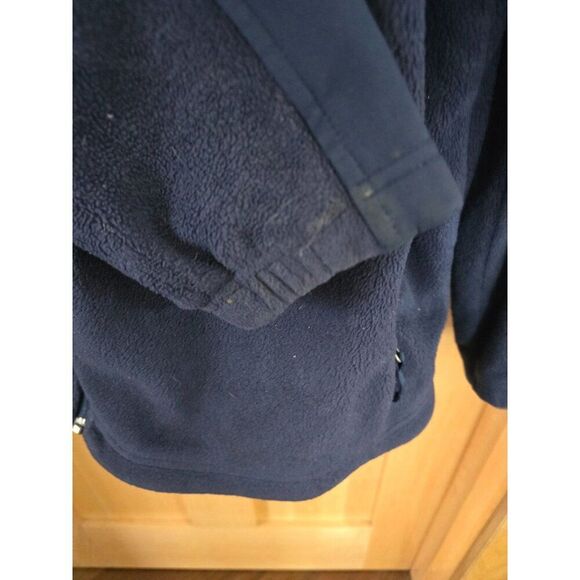 Vintage Columbia Univ of Michigan Fleece Jacket Full Zip Navy L - Picture 7 of 13